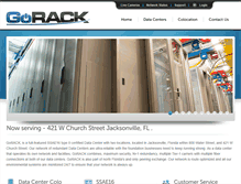 Tablet Screenshot of gorack.net